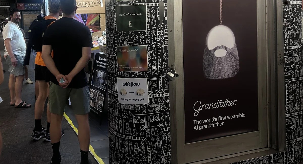 Fake AI Ads Take Over NYC Subway: Comedians Expose Tech Ad Absurdity (2026)